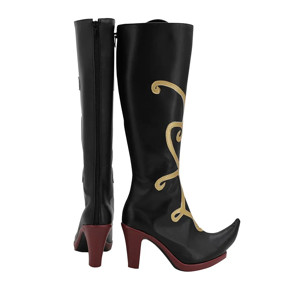 Frozen Snow Princess Anna Boots Halloween Costumes Accessory Cosplay Shoes