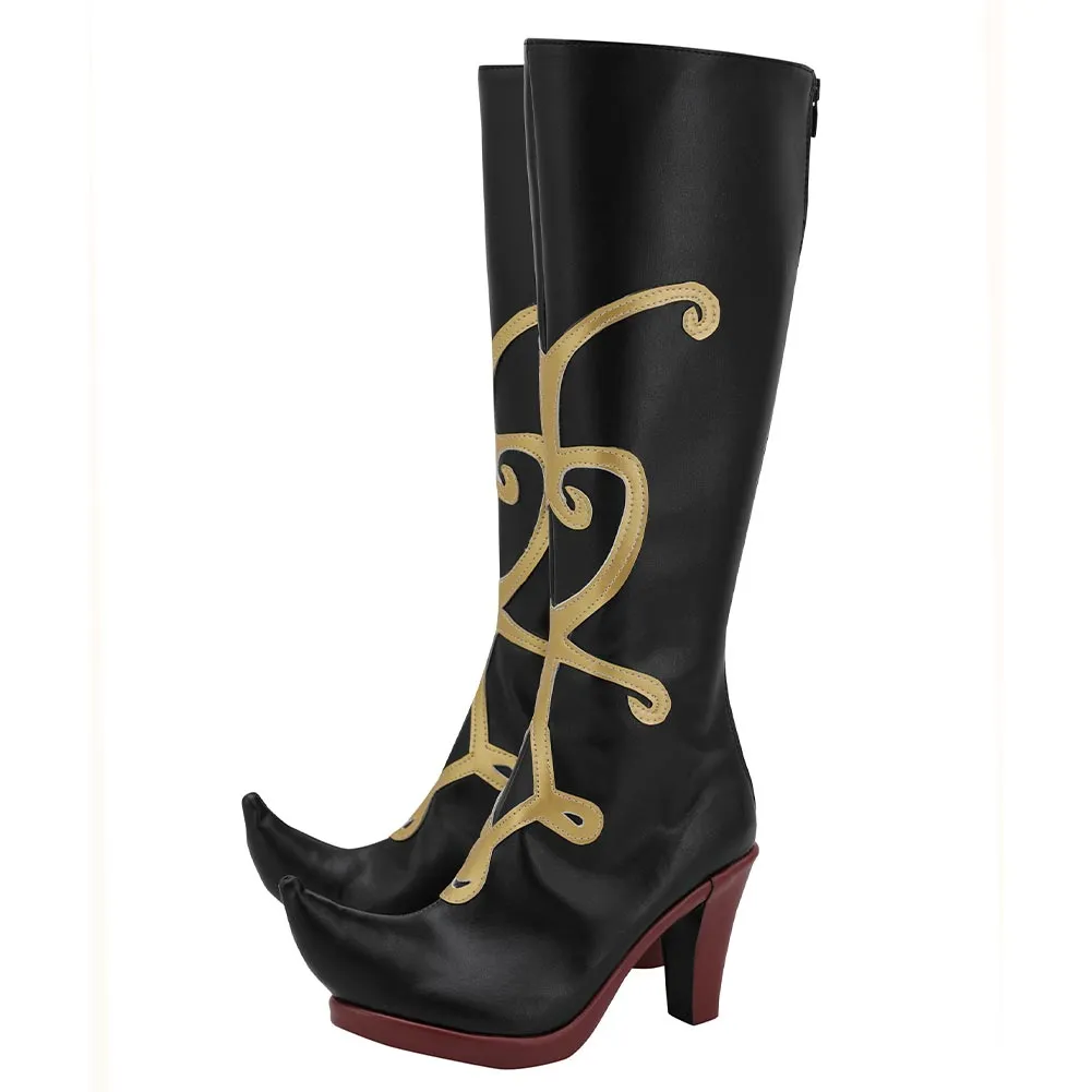 Frozen Snow Princess Anna Boots Halloween Costumes Accessory Cosplay Shoes