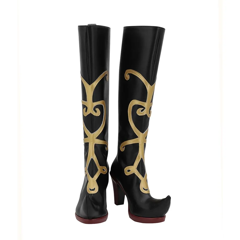 Frozen Snow Princess Anna Boots Halloween Costumes Accessory Cosplay Shoes