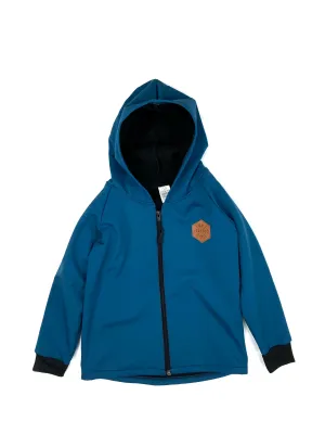 Full Zip Softshell Jacket Dark Blue