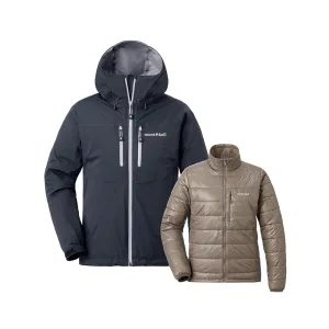 【FW24 秋冬・新品】Montbell Women's Drytech® 3 In 1 Fall Line Parka 1102505 FW24 女裝 三合一 防水 保溫外套 W'S
