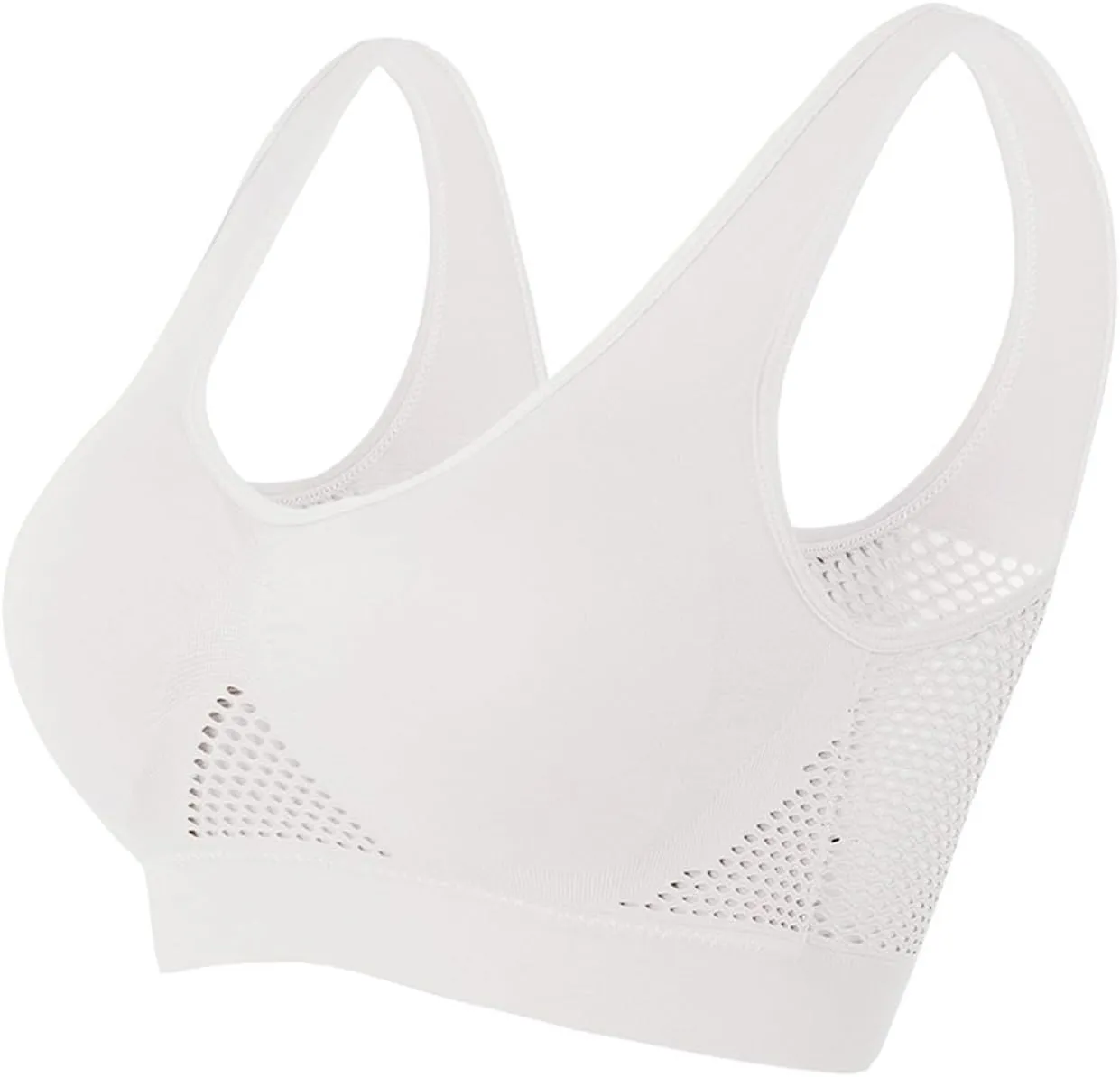Generic Breathable Cool Liftup Air Bra, 2025 New Large Size Air Bra Breathable and Comfortable Mesh Sports Bra