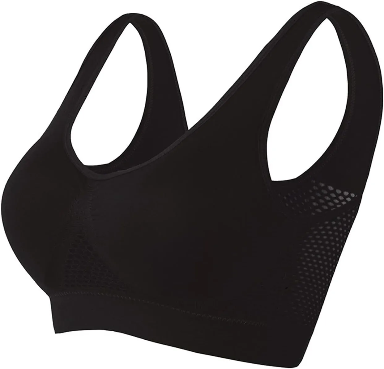 Generic Breathable Cool Liftup Air Bra, 2025 New Large Size Air Bra Breathable and Comfortable Mesh Sports Bra