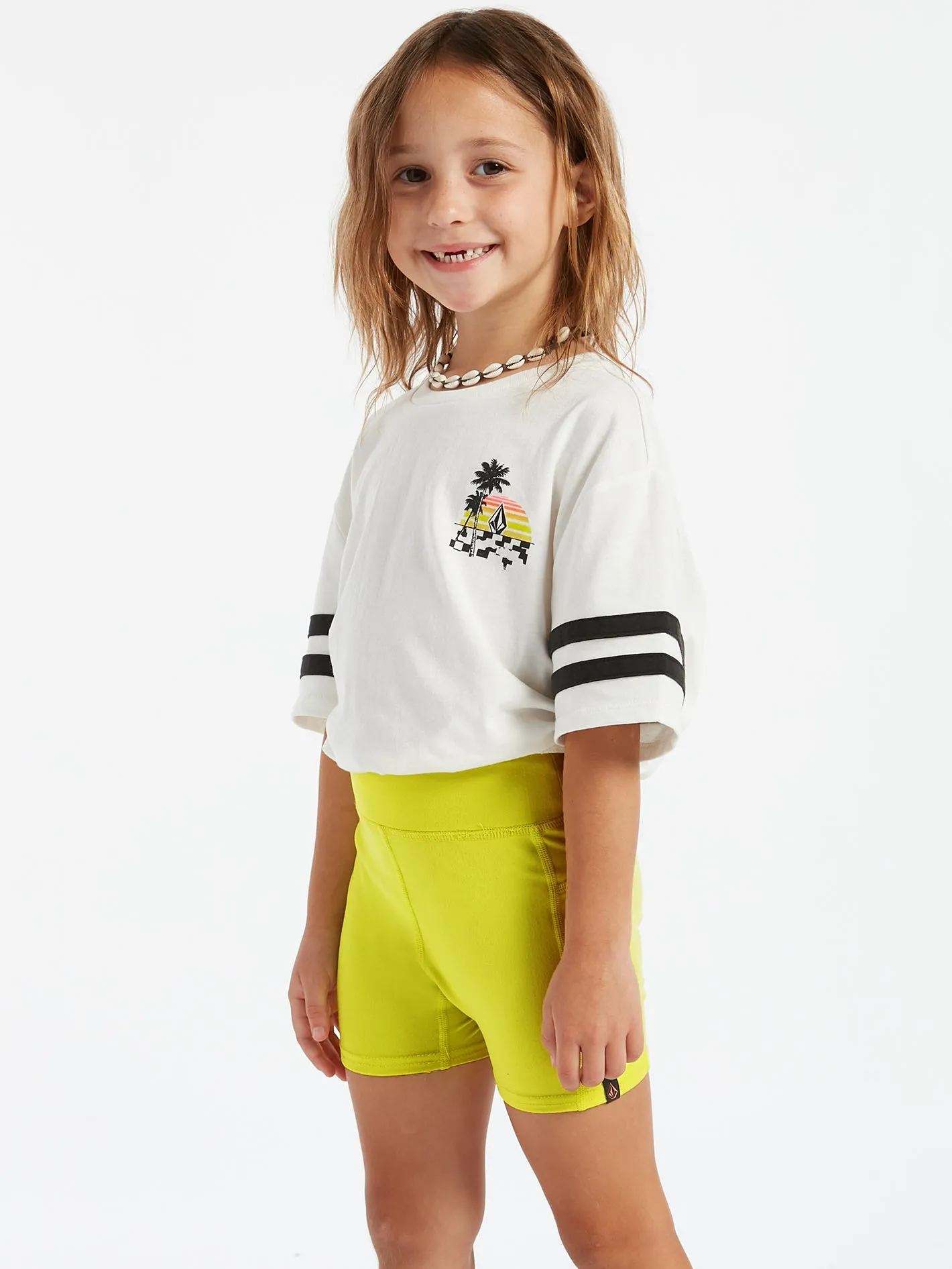 Girls Lived In Bike Short - Lime