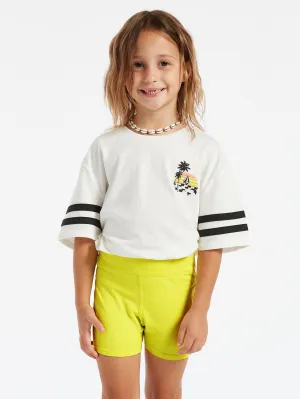 Girls Lived In Bike Short - Lime