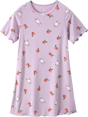 Girls' Summer Dress,Toddler Soft Breathable Dresses 3-12Years