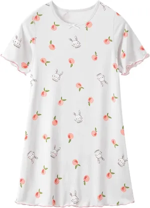 Girls' Summer Dress,Toddler Soft Breathable Dresses 3-12Years