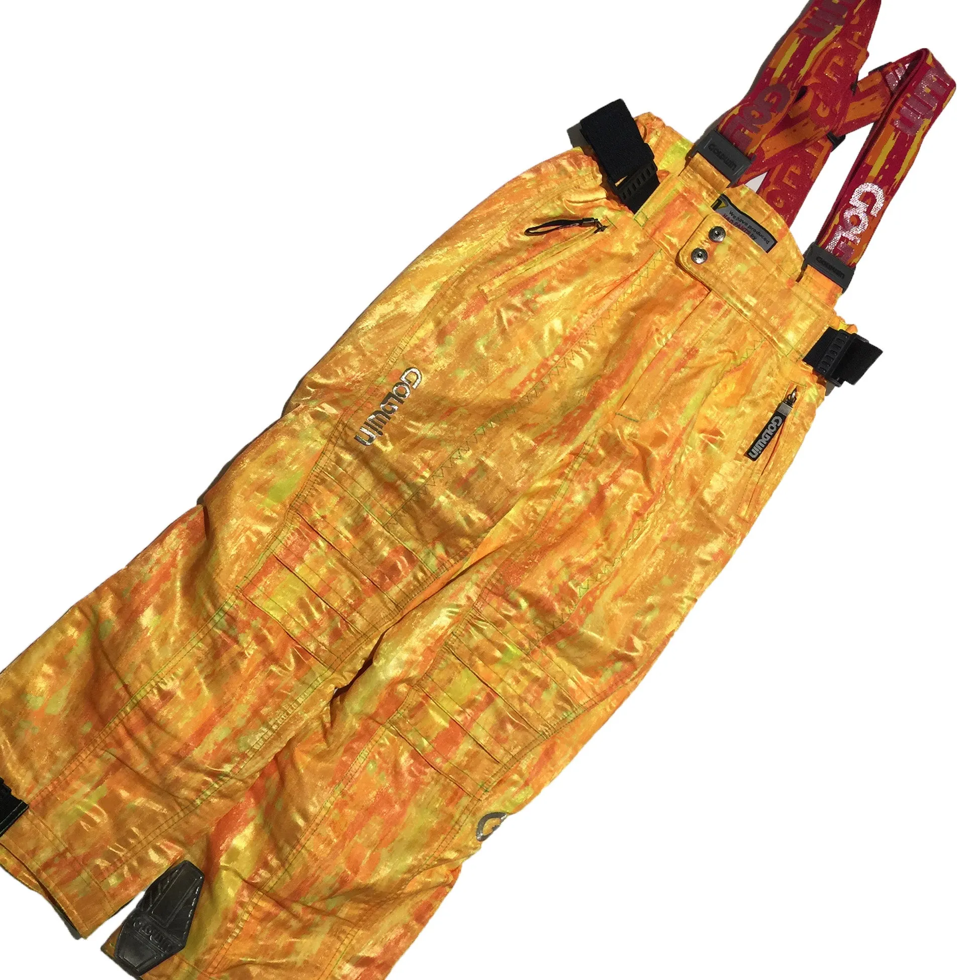 Goldwin Orange Ski Pants