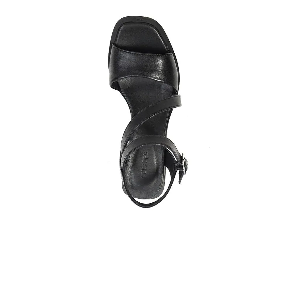 Greyder Women's Sloped Sandals In Black