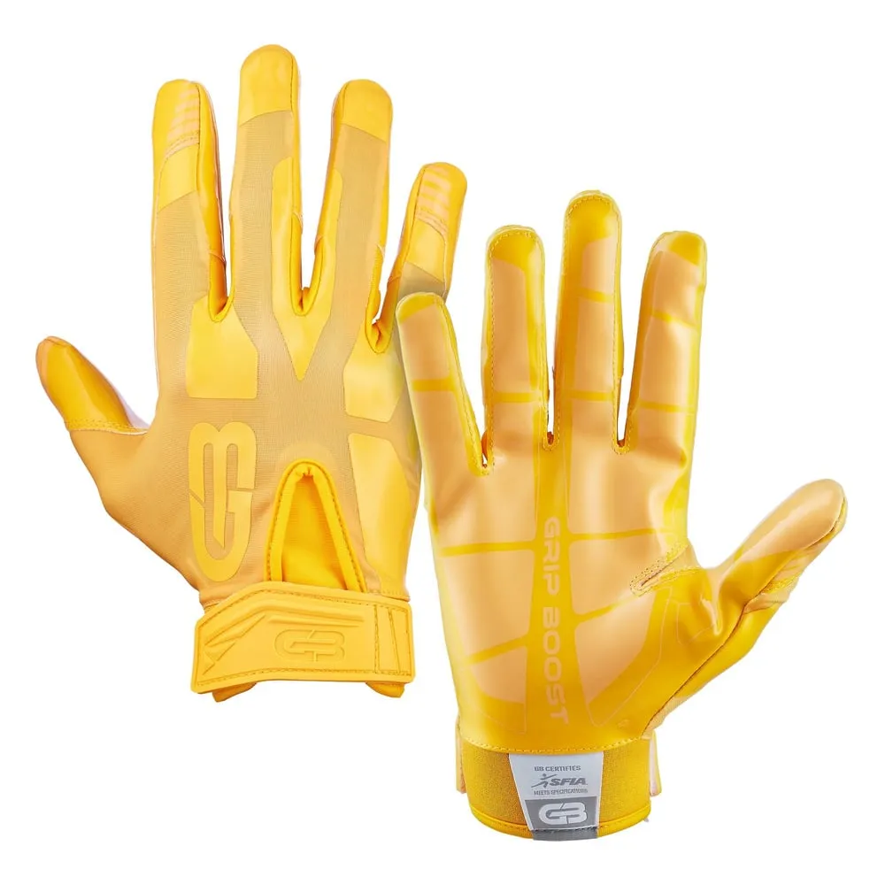Grip Boost Stealth Solid Youth Football Gloves Pro Elite Youth Sizes