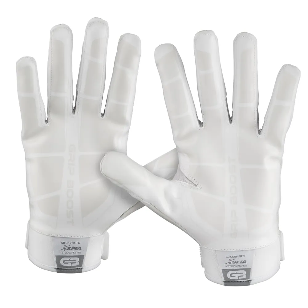 Grip Boost Stealth Solid Youth Football Gloves Pro Elite Youth Sizes