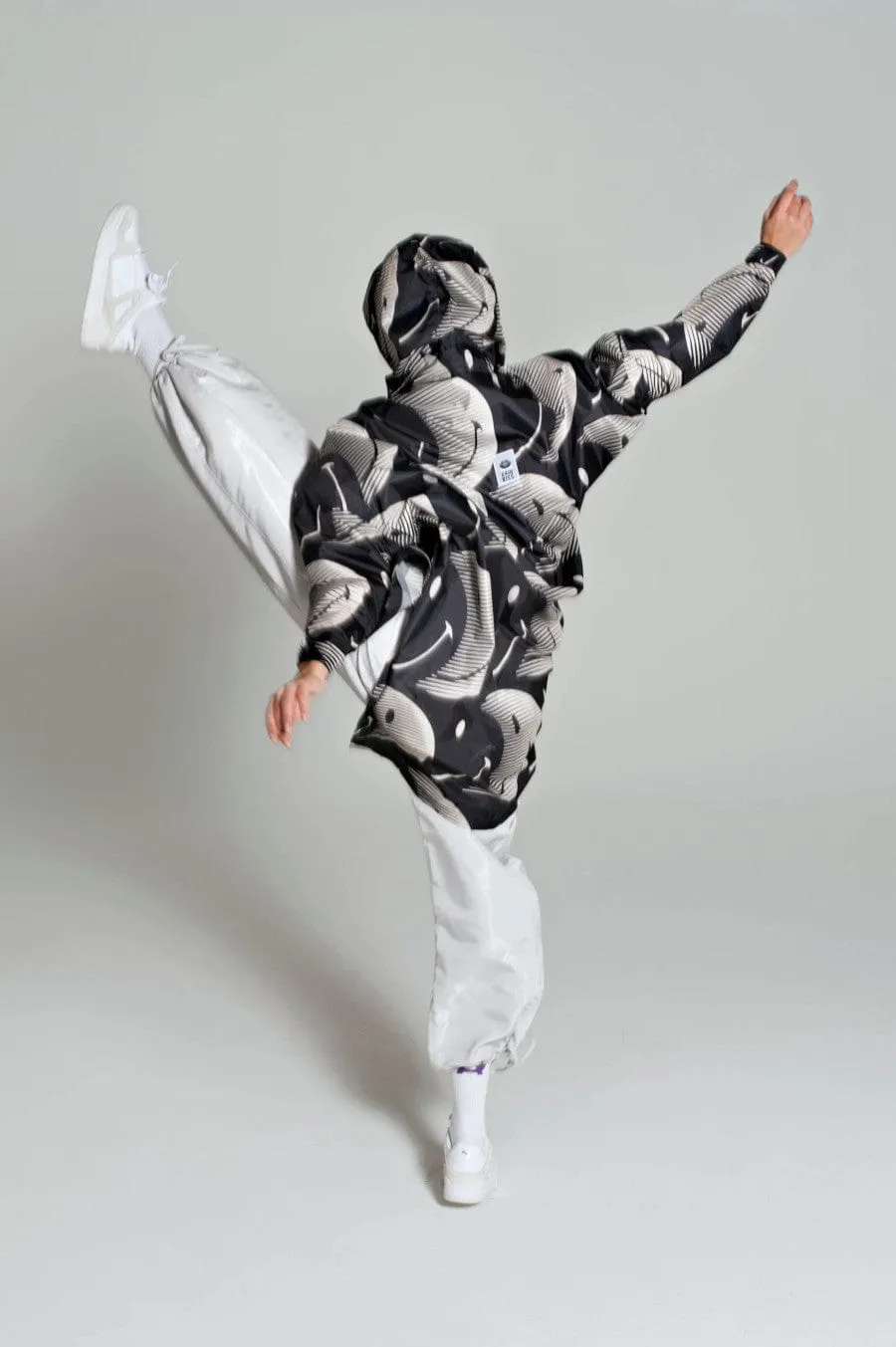 Half Moon Smiley Rain Poncho