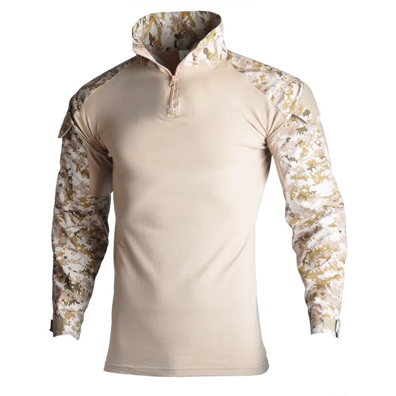 HAN WILD Men's Army Shirts Military Combat Tactical Clothing Hunting Uniform Camouflage