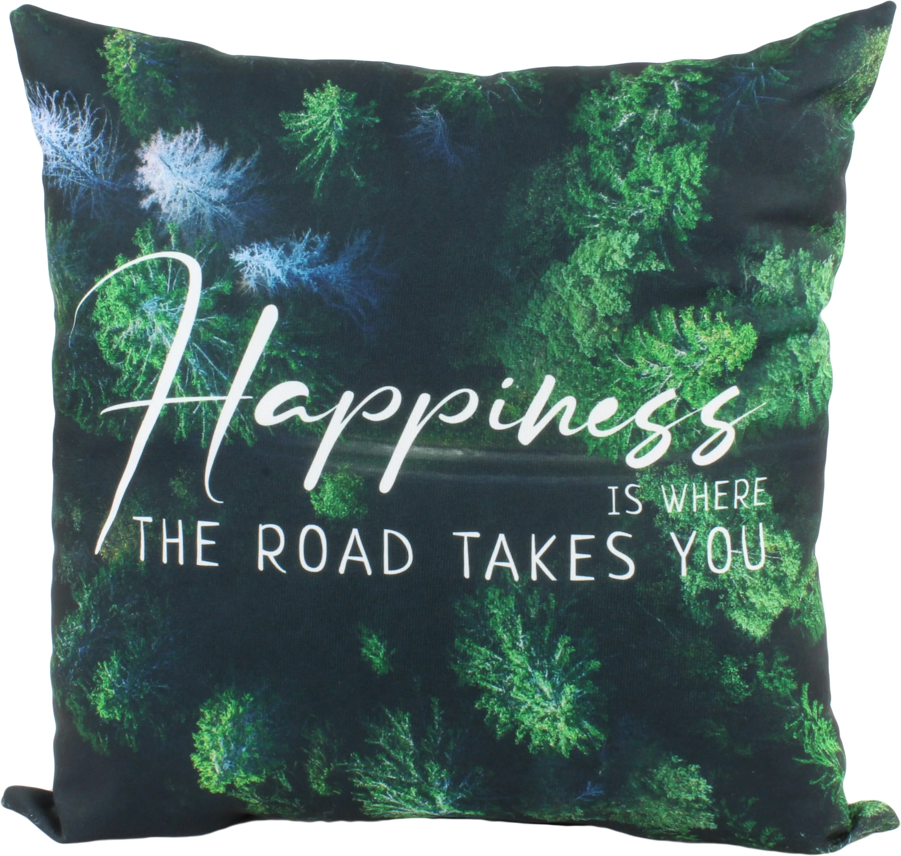 Happiness Decorative Pillow, 16" x 16", Made in the USA