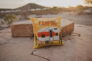 Happy Camper | Red | Pillow Cover | Camper Decorations | Throw Pillow | Vintage Camper | Camper Gifts | Camper Decor | Gift Ideas