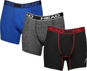 HEAD Mens Performance Underwear - 3-Pack Stretch Performance Boxer Briefs Breathable No Fly Up to Size 5X