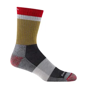Heady Stripe Micro Crew Lightweight Hiking Sock - Ash