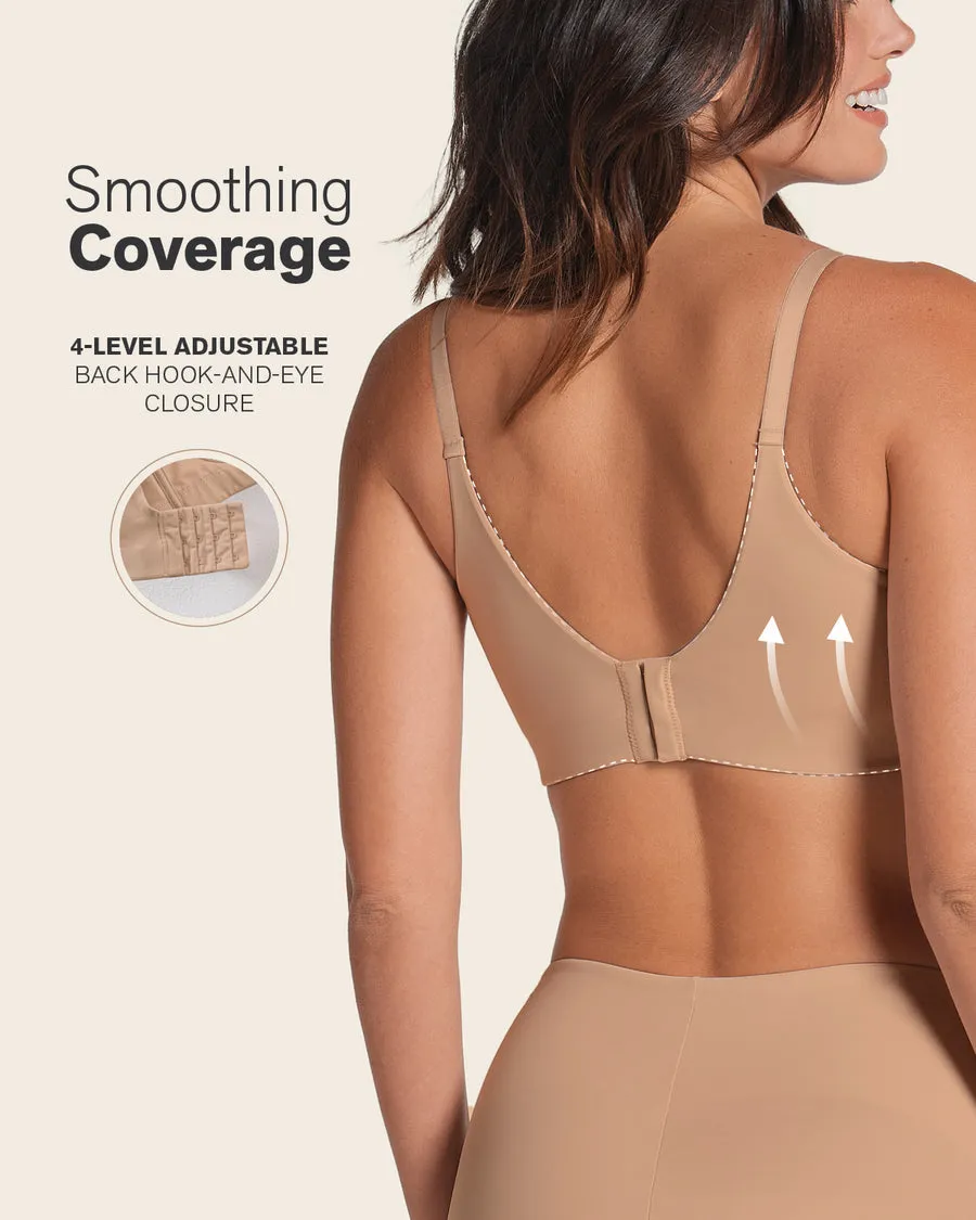 High Profile Back Smoothing Bra with Soft Full Coverage Cups