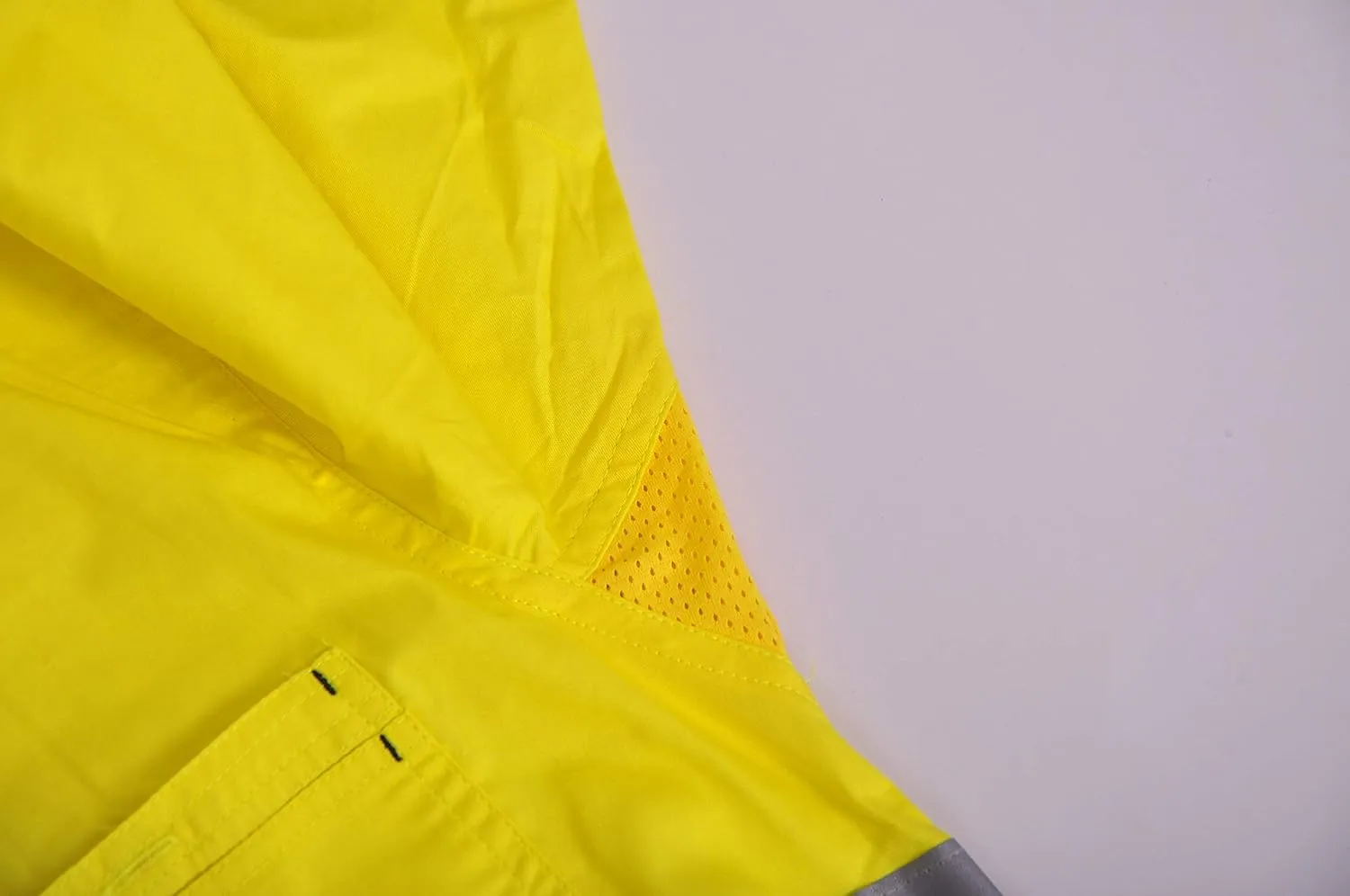 High Visibility Shirt for Men Reflective Hi Vis Work Safety Shirt Hi Viz Class 3