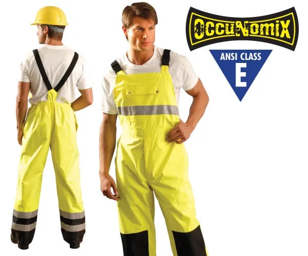 High-Viz Breathable Bib - Lime/Black - Medium