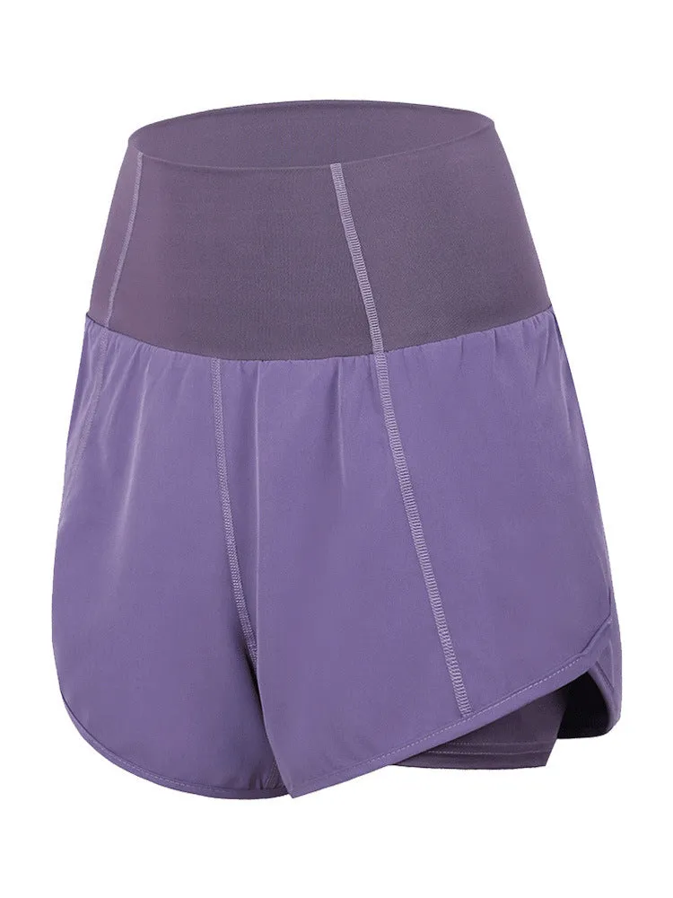 High Waist Quick-drying Sports Shorts Women Loose Running Fitness Pants