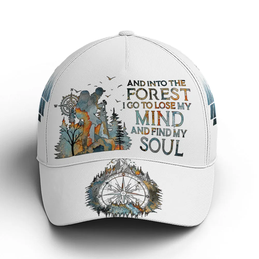 Hiking Lose My Mind Find My Soul Baseball Cap Coolspod
