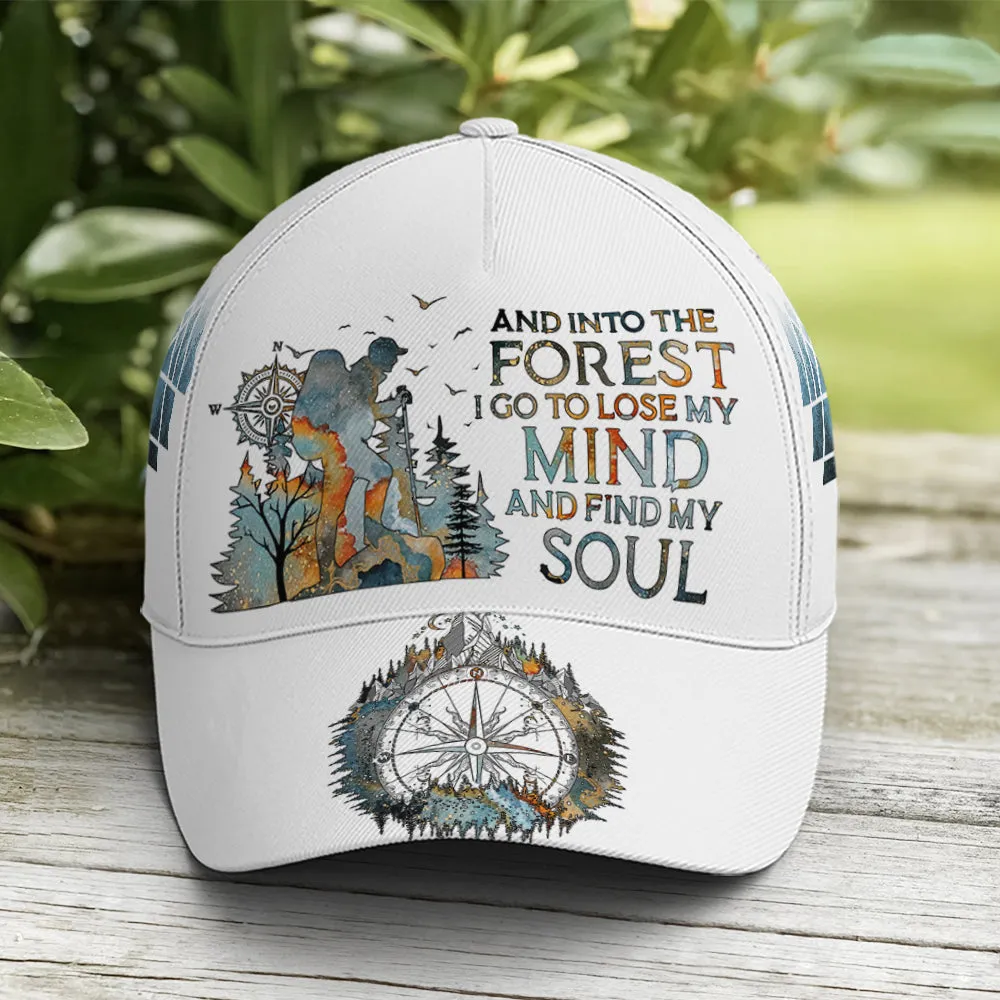 Hiking Lose My Mind Find My Soul Baseball Cap Coolspod