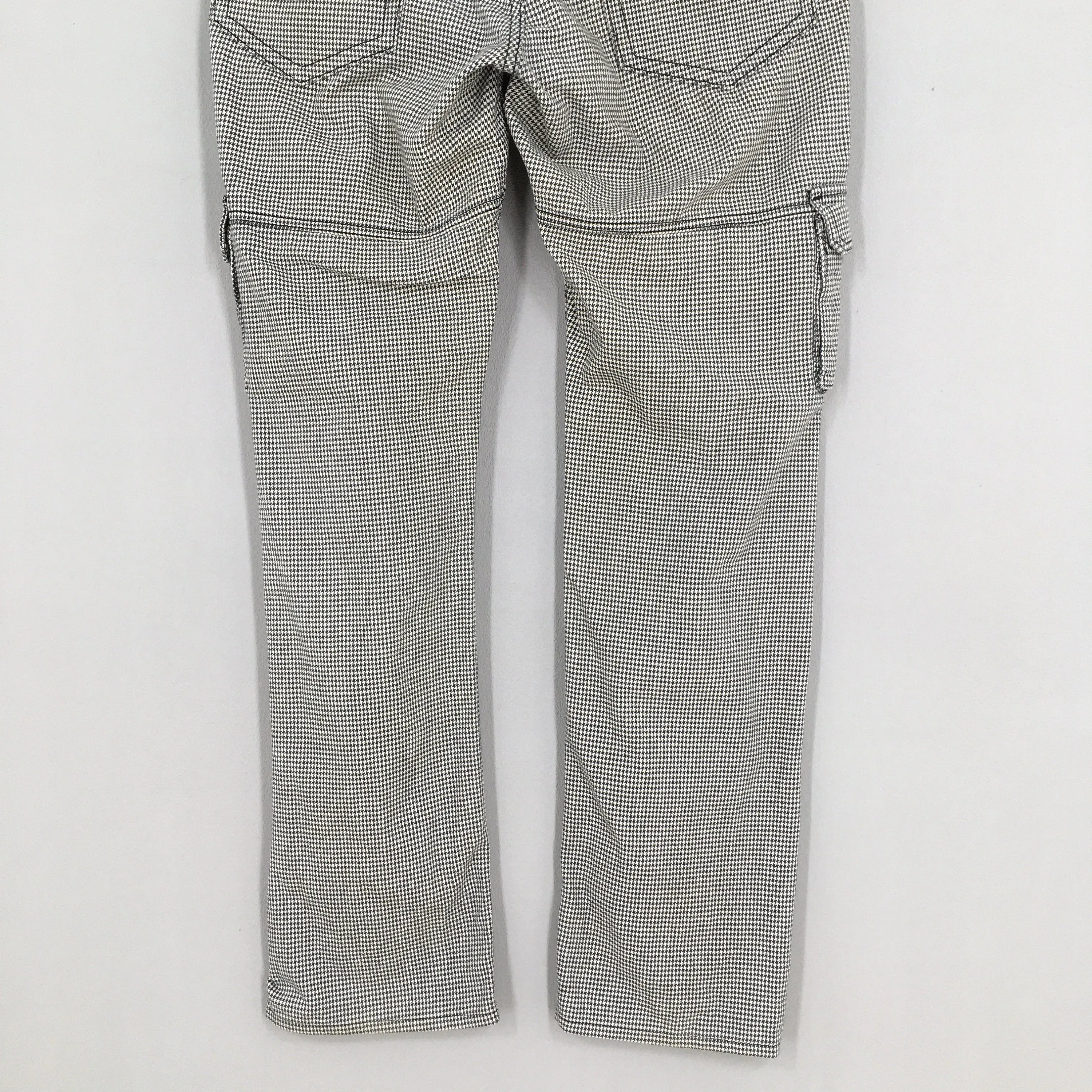 Hiromichi Japanese Tartan Checkered Cargo Pants Size 34x31
