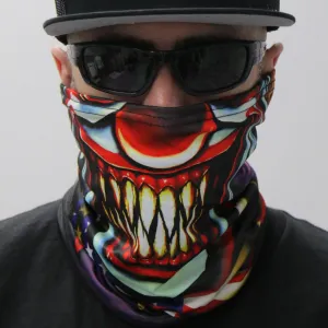 Hot Leathers Circus Clown Neck Gaiter Mask
