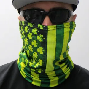 Hot Leathers Shamrock Flag Neck Gaiter Mask