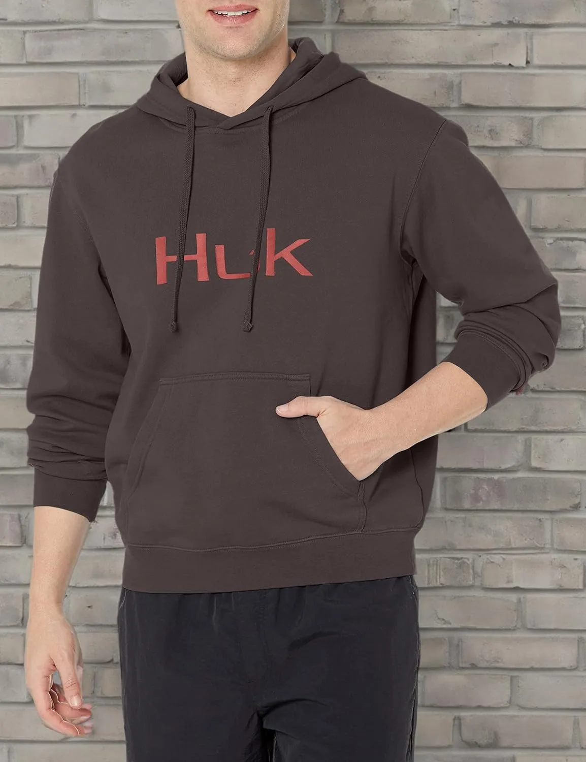 HUK Men's Performance Fleece Fishing Hoodie