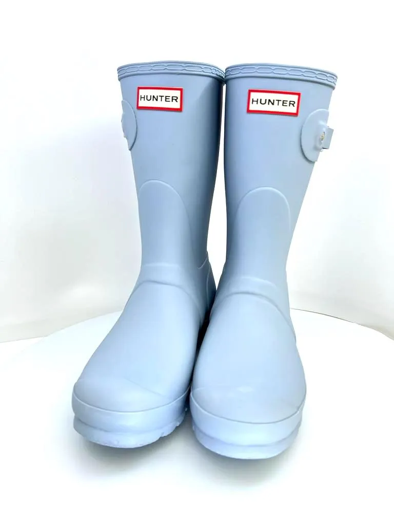 HUNTER RAIN BOOTS BLUE STEM