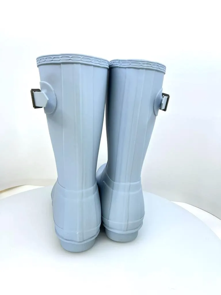 HUNTER RAIN BOOTS BLUE STEM