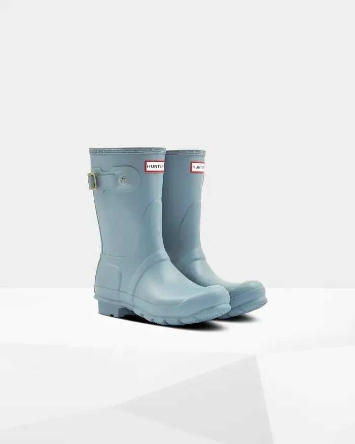 HUNTER RAIN BOOTS BLUE STEM