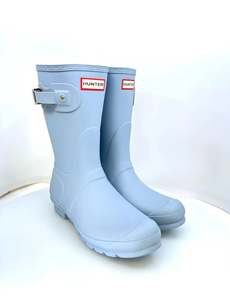 HUNTER RAIN BOOTS BLUE STEM