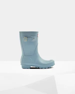 HUNTER RAIN BOOTS BLUE STEM