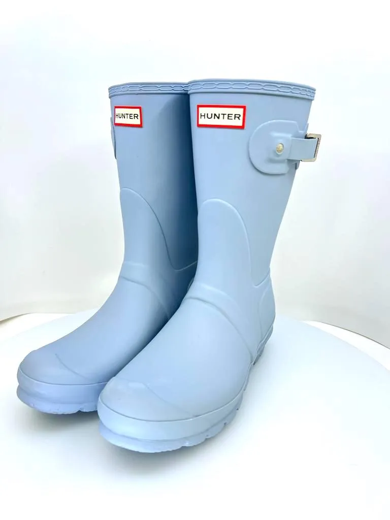 HUNTER RAIN BOOTS BLUE STEM