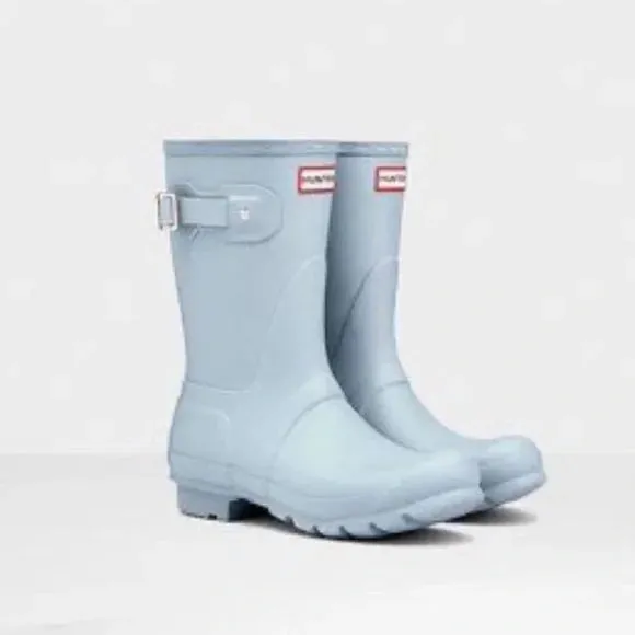 HUNTER RAIN BOOTS BLUE STEM