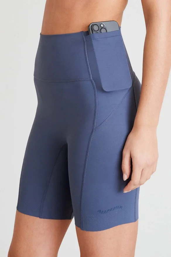 Hustle Bike Short (Shadow Blue)