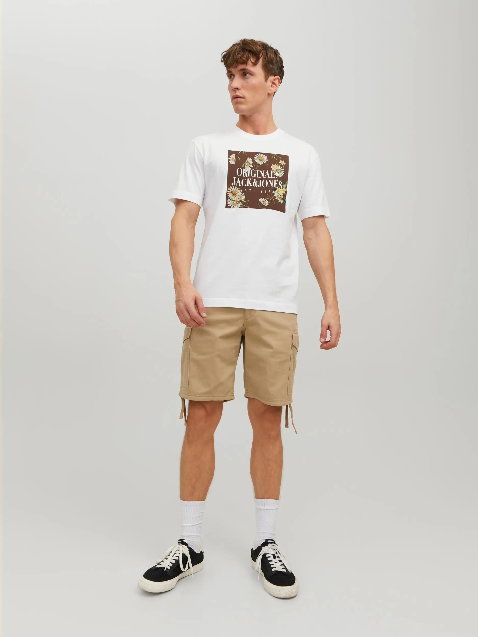 Jack & Jones Marley Cargo Short-CROCKERY