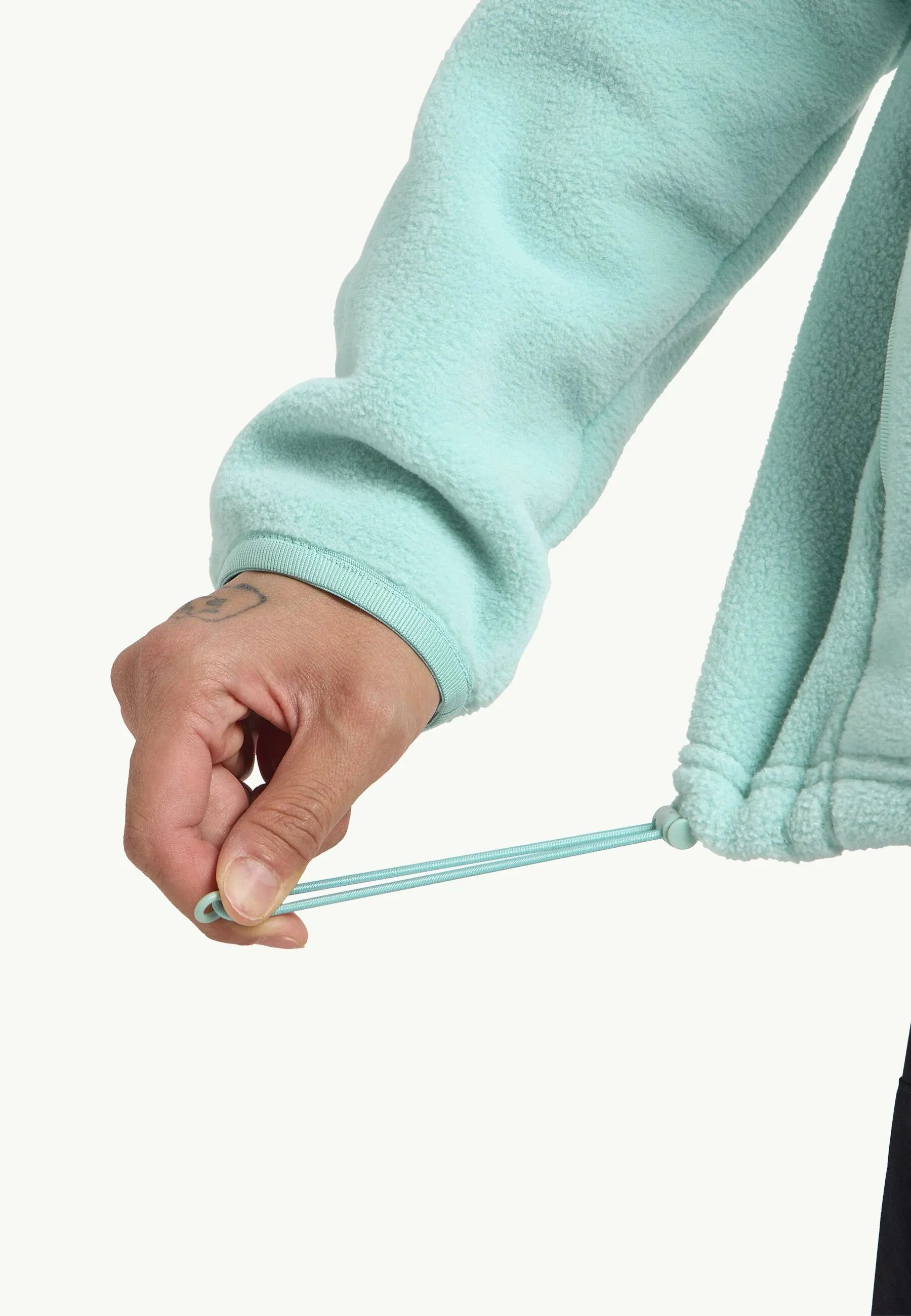 Jack Wolfskin Sumetro Half Zip Fleece Womens Soft Jade