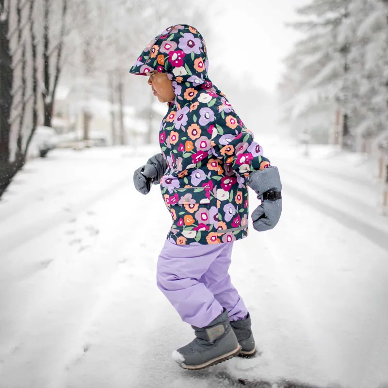 Jan & Jul Kids Cozy-Dry Rain & Snow Pants - Lavender