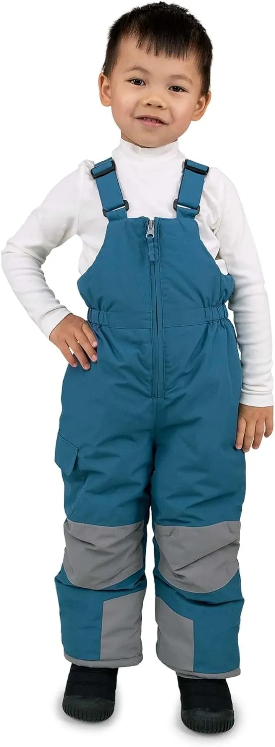 JAN & JUL Toasty-Dry Waterproof Insulated Snow Bib Pants for Kids