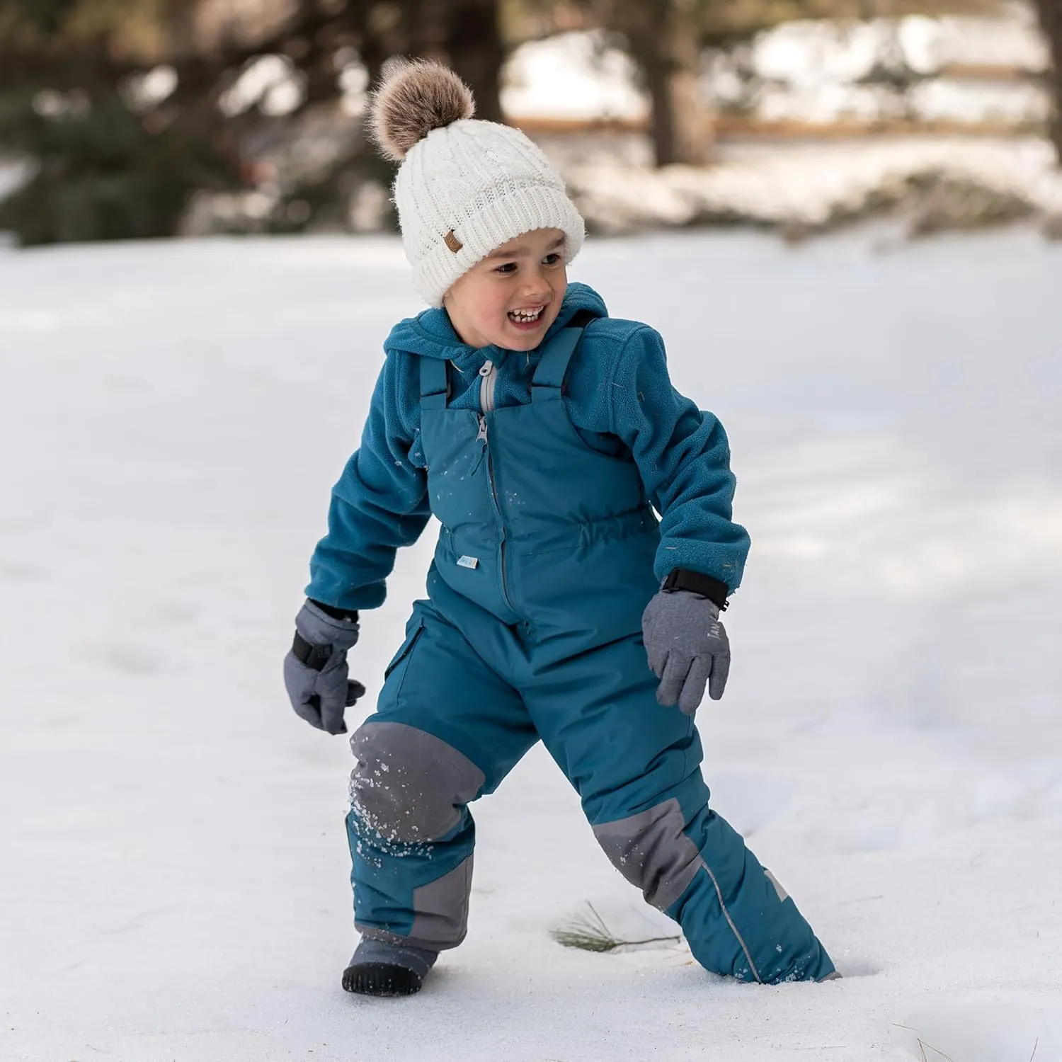 JAN & JUL Toasty-Dry Waterproof Insulated Snow Bib Pants for Kids