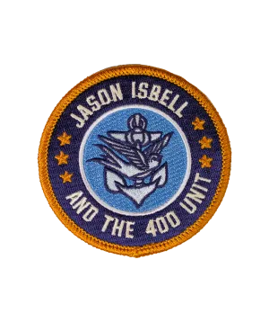 Jason Isbell & The 400 Unit Embroidered Patch • Jason Isbell x Oxford Pennant