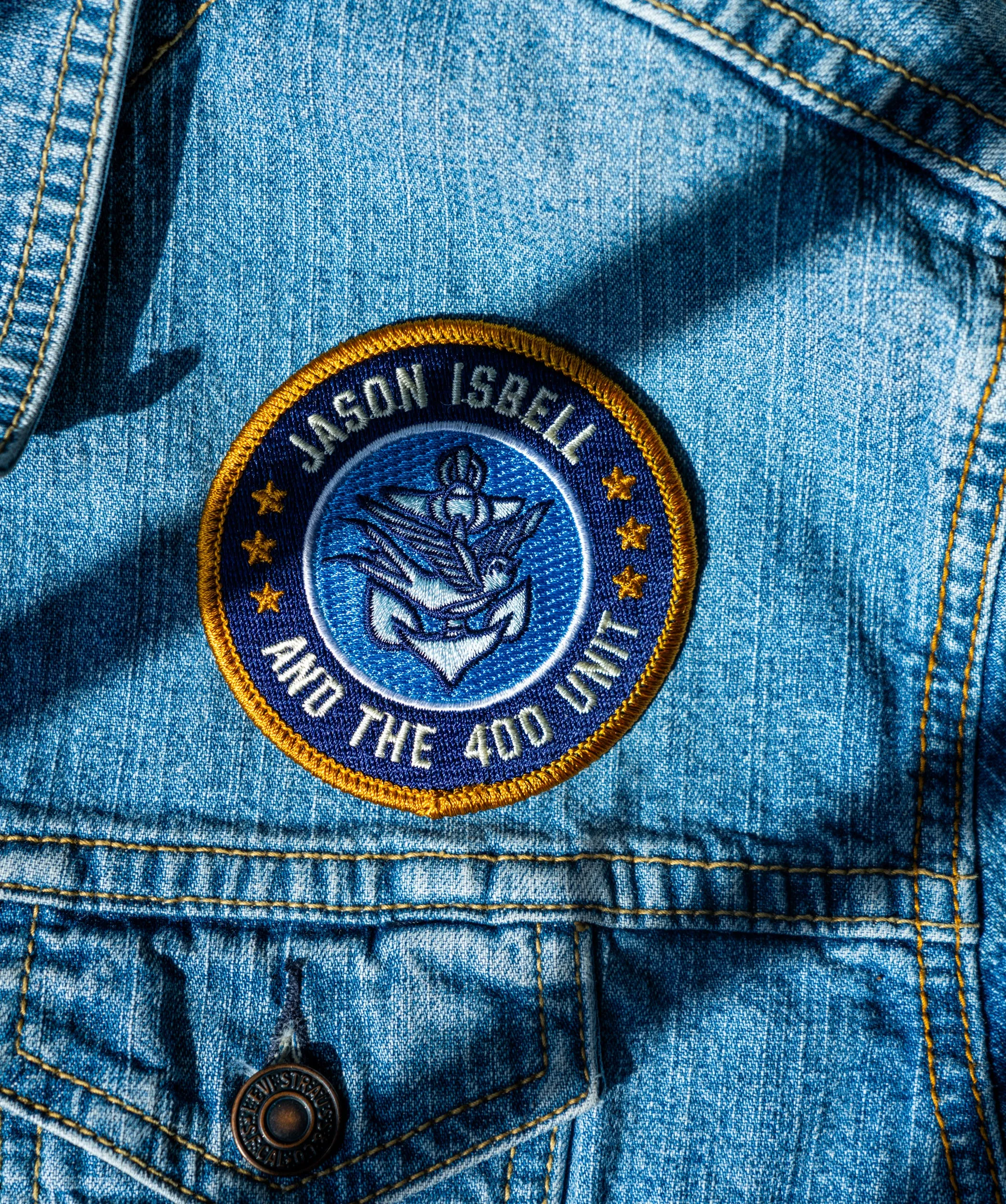 Jason Isbell & The 400 Unit Embroidered Patch • Jason Isbell x Oxford Pennant