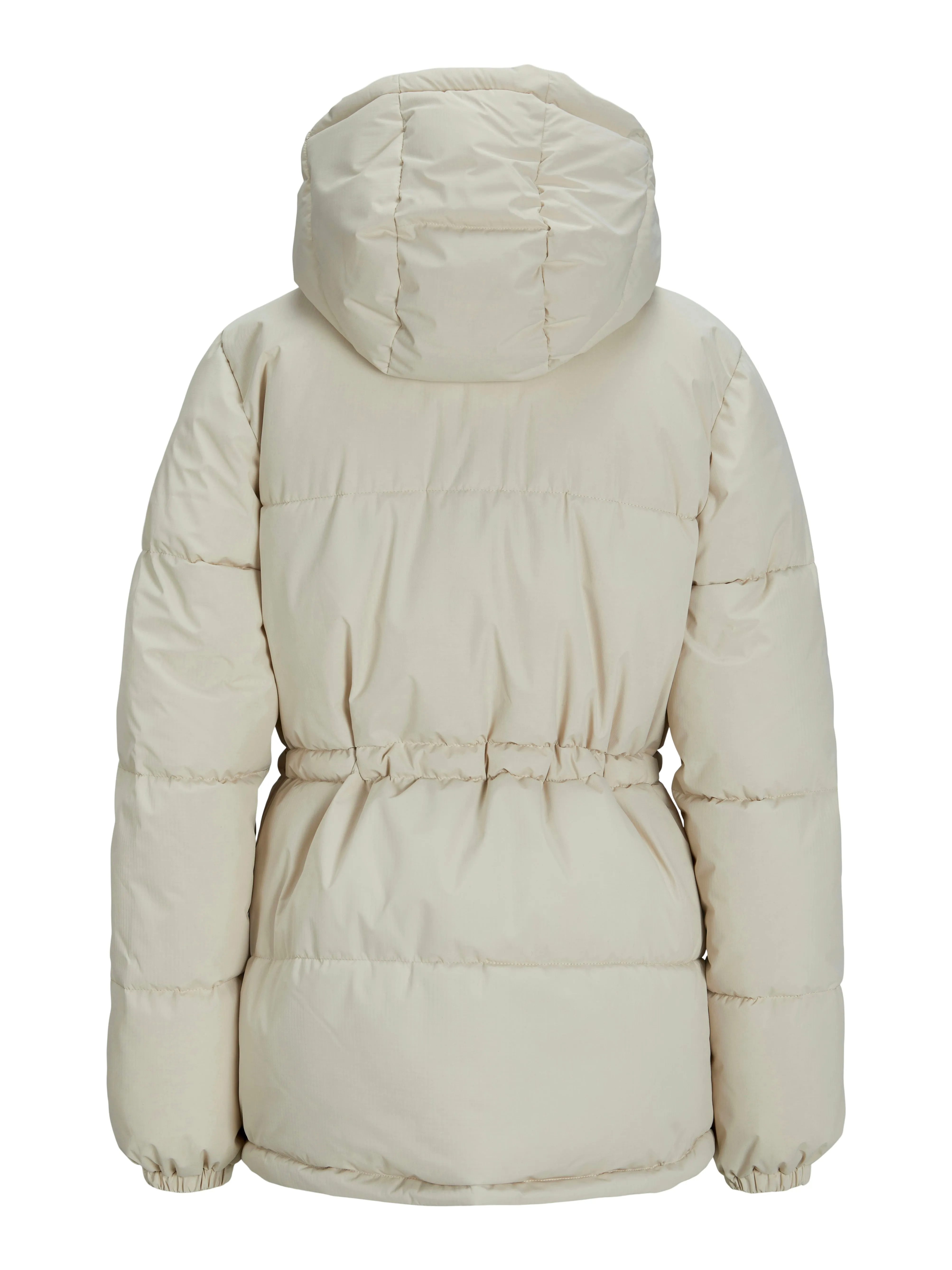 JJXX Ladies World Hooded Puffer Jacket-MOONBEAM