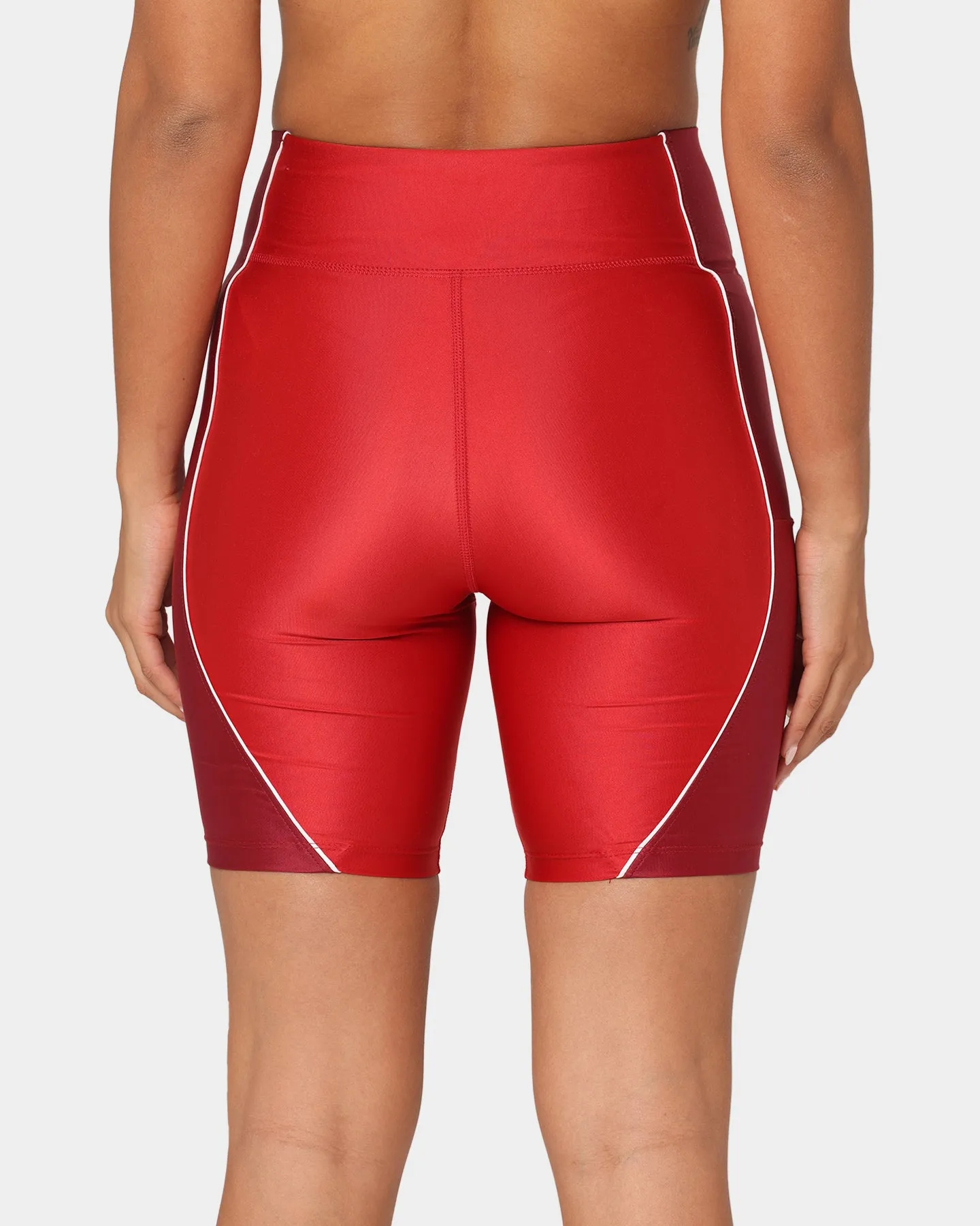 Jordan Women's Essentials Mid-Rise Bike Shorts Varsity Red