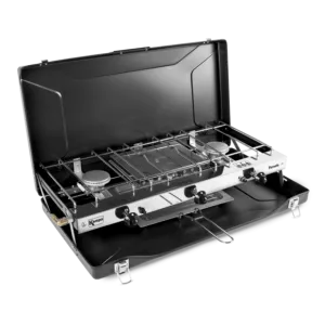 Kampa Fornello Double Burner Camping Cooker & Grill