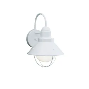 Kichler 9022NI Seaside™12" 1 Light Wall Light Brushed Nickel